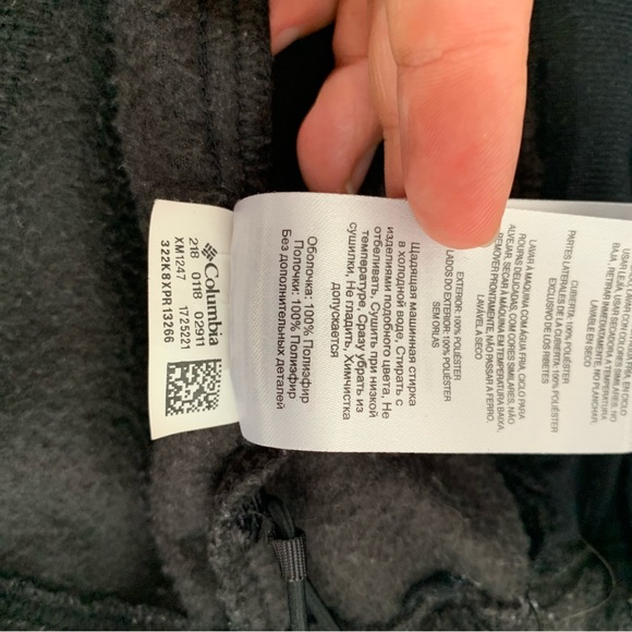 Columbia Fleece Sweater Zip Up - Sz Small - Picture 6 of 8